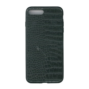 Husa spate compacta, hand-made, Nuoku Royal, pentru iPhone 8 Plus, negru Husa spate compacta, hand-made, Nuoku Royal, pentru iPhone 8 Plus, negru