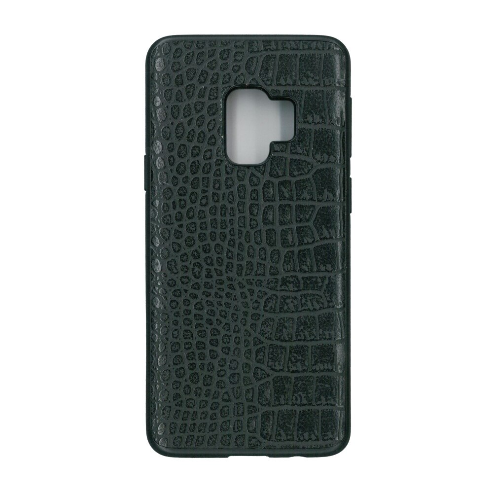 Husa spate compacta, hand-made, Nuoku Royal, pentru Samsung Galaxy S9, negru