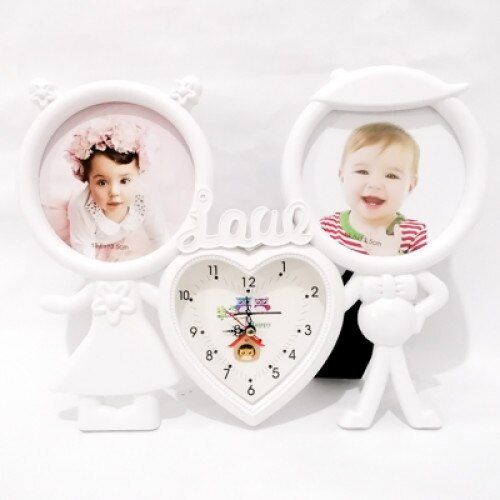 Rama Foto Model Cuplu cu Ceas si 2 Poze