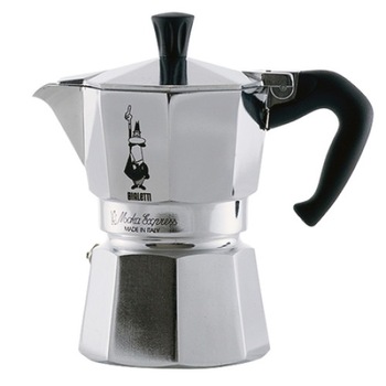 Espressor de cafea BIALETTI,1 ceasca, Argintiu/Negru Espressor de cafea BIALETTI,1 ceasca, Argintiu/Negru