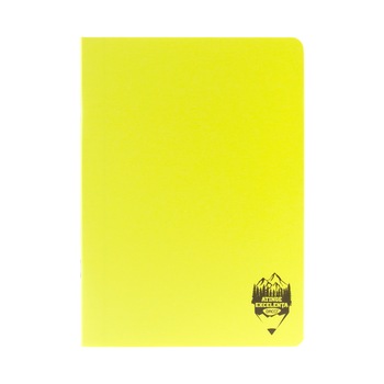 Caiet A4 60 file coperta plastic Atinge Excelenta DR galben Caiet A4 60 file coperta plastic Atinge Excelenta DR galben