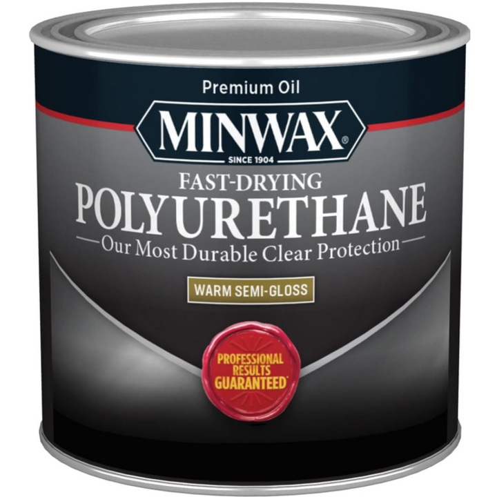Лак за дърво Minwax® Fast-Drying Polyurethane, Semi-Gloss, 0.946 l