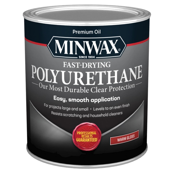 Лак за дърво Minwax® Fast-Drying Polyurethane, Gloss, 0.946 l