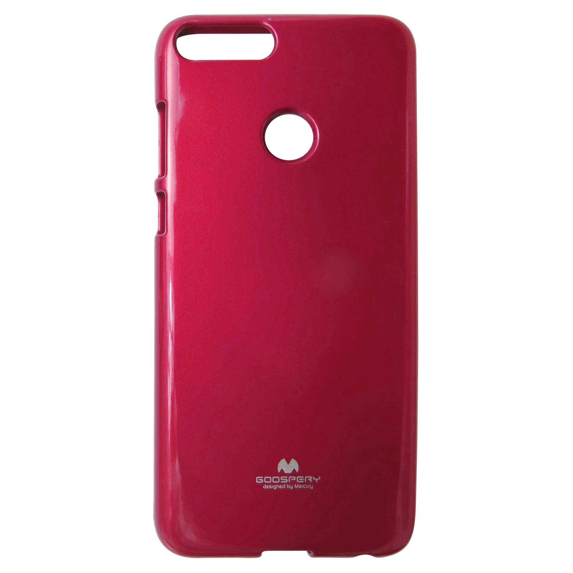 Husa silicon TPU Mercury Goospery Jelly rosu sidefat pentru Huawei P Smart