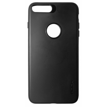 Husa silicon Rock neagra pentru Apple iPhone 7 Plus, 8 Plus Husa silicon Rock neagra pentru Apple iPhone 7 Plus, 8 Plus