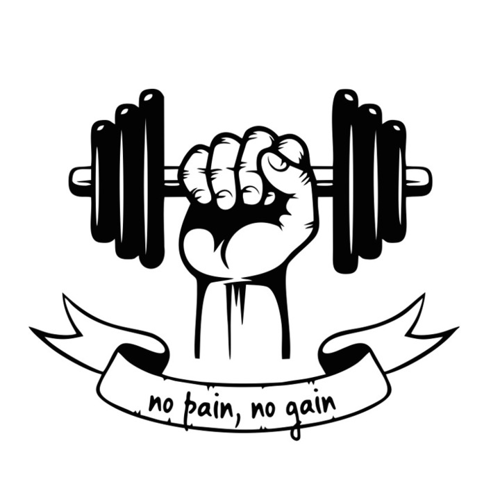 Sticker decorativ sala fitness, culturism - body building gym, Snail Wrap, Negru, 1m x 0.8m