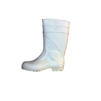 Cizme cauciuc, albe, PVC, 33 cm, marimea 36 Cizme cauciuc, albe, PVC, 33 cm, marimea 36