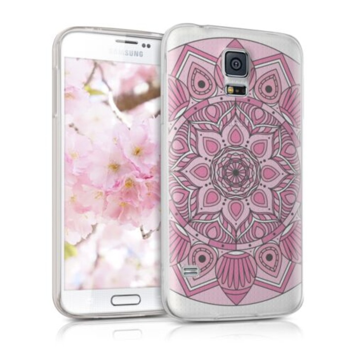 Калъф за Samsung Galaxy S5/Galaxy S5 Neo, силикон, розов, 39082.04, kwmobile
