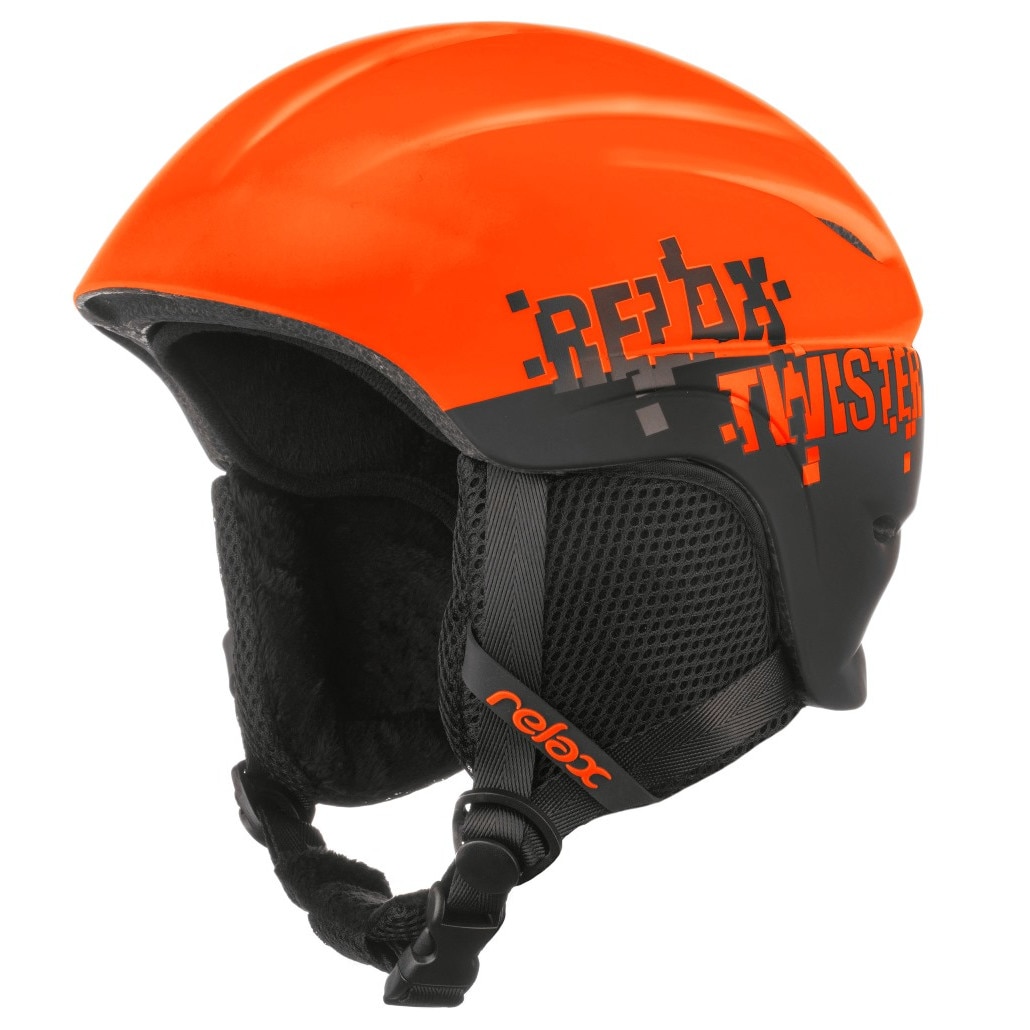 Casca schi/snowboard Relax Twister, copii, rosu neon/negru, S (53-56 cm)