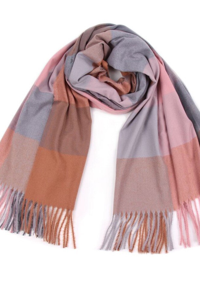 Sal casmir,fular lung casual-elegant Soft Winter, imprimeu geometric