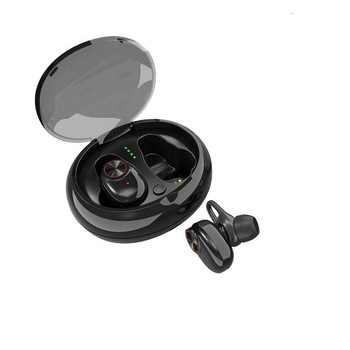 Casti Bluetooth Wireless Last Impact®, Bluetooth 5.0, Audio In-Ear, Handsfree, Compatibile Android & iOS, Negru Casti Bluetooth Wireless Last Impact®, Bluetooth 5.0, Audio In-Ear, Handsfree, Compatibile Android & iOS, Negru