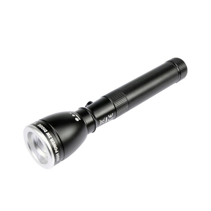 Лед фенер Yato YT-08572, мощност 3W, 110 lm, 1XAA, алуминий