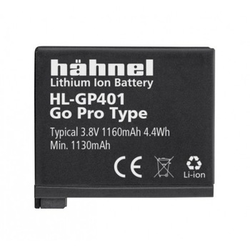 Acumulator Li-Ion Hahnel HL-GP401 pentru GoPro HERO 4 Acumulator Li-Ion Hahnel HL-GP401 pentru GoPro HERO 4