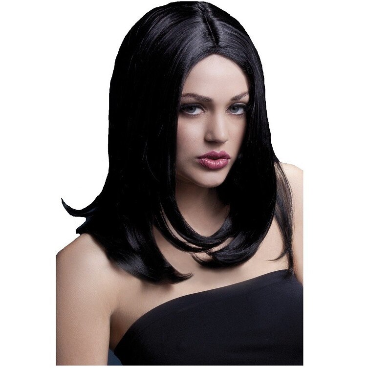 Peruca bruneta de lux Sophia