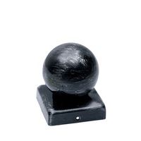 Capac gard, Ferro Balkan, 40x40, Teava zincata - 1, Patrat