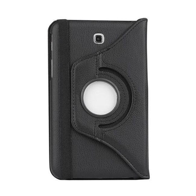 Husa-stand rotativa pentru Samsung P3200 GALAXY 7.0 TAB 3 neagra