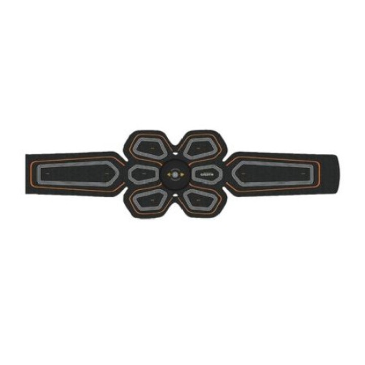 Centura de masaj pentru electrostimulare abdominala cu incarcare USB + Selfie ring light negru