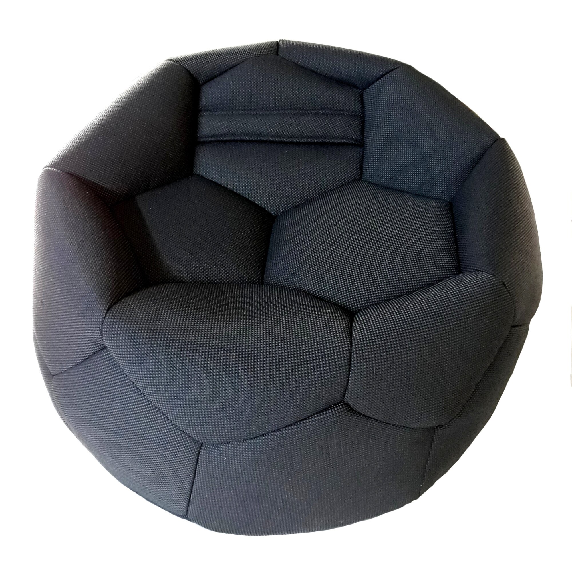 Fotoliu Floor ball Prevent - Junior size 67x67x51 cm negru