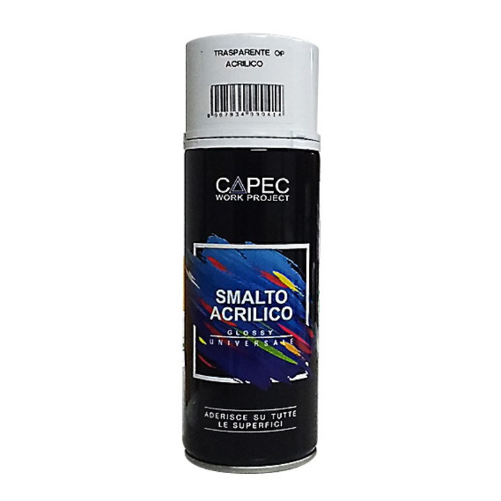 CAPEC Akril spray, 400ml, átlátszó matt lakk
