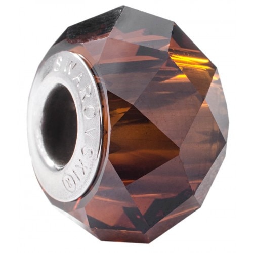 Charm Swarovski® BeCharmed Briolette 5948 14mm Mocca