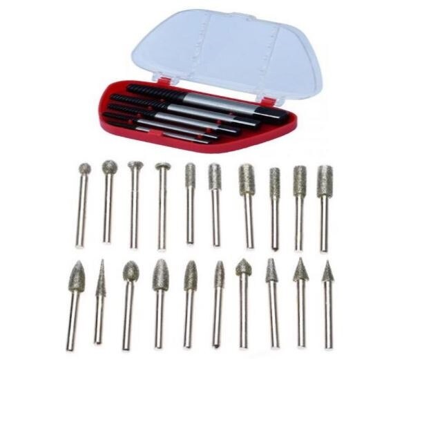 Kit Trusa freze diamantate ,20 piese + Set extractoare suruburi rupte ,prezoane
