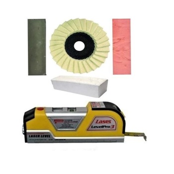 Kit Disc pasla lamelar125 mm flex + pasta Verde + pasta Alba + pasta Roz + Nivela Laser Level Pro Kit Disc pasla lamelar125 mm flex + pasta Verde + pasta Alba + pasta Roz + Nivela Laser Level Pro