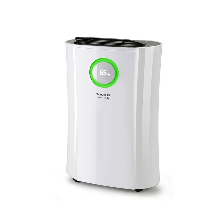 Dezumidificator si Purificator de aer Taurus Alpatec DH243, 380W, 180mc/h, 24 l /24 h, higrostat incorporat, Ionizator, Lampa UV, Usuca Rufe, Filtru Carbon, Display Digital, Timer 24 h, dezghetare automata, oprire automata, compresor rotativ