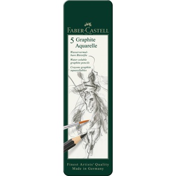 Set Faber-Castell 5 buc Graphite pencil aquarelle Set Faber-Castell 5 buc Graphite pencil aquarelle