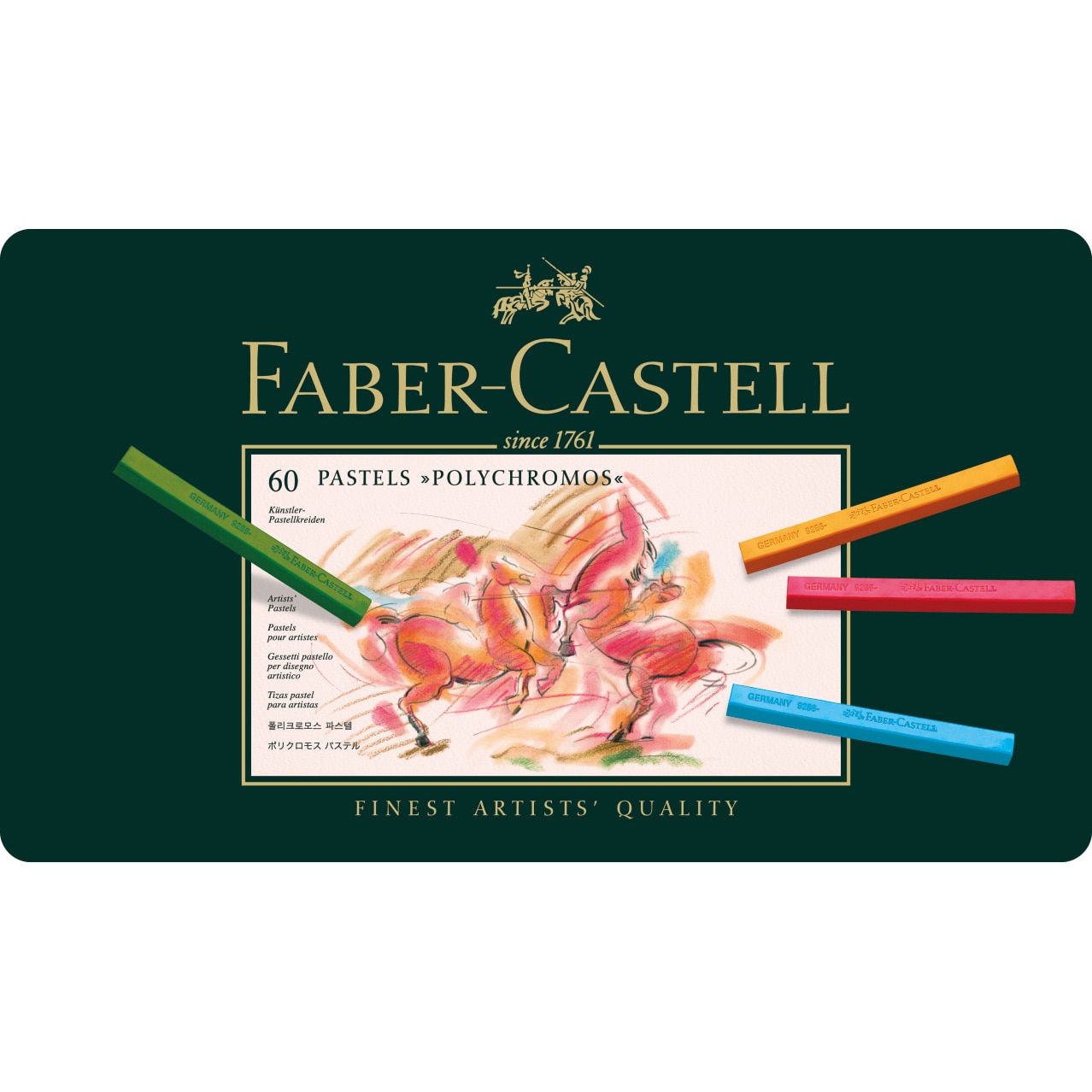 Creioane Faber-Castell pastel 60 culori Polychromos