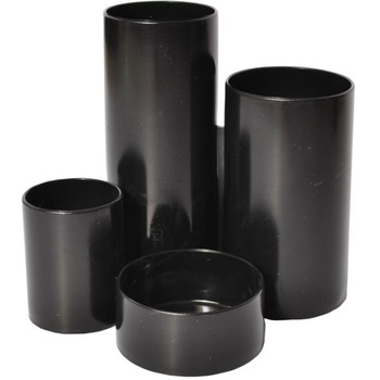 Suport tubular birou Flaro 4 compartimente, negru Suport tubular birou Flaro 4 compartimente, negru
