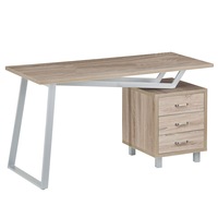 Birou Kring Future, lemn/metal, 140x60x76 cm, stejar