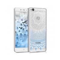 Husa Silicon zte nubia z11 - blue white transparent - 39597.02
