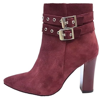 Botine dama, din piele naturala, marca Botta, 1011-30-05, bordo, Visiniu inchis Botine dama, din piele naturala, marca Botta, 1011-30-05, bordo, Visiniu inchis
