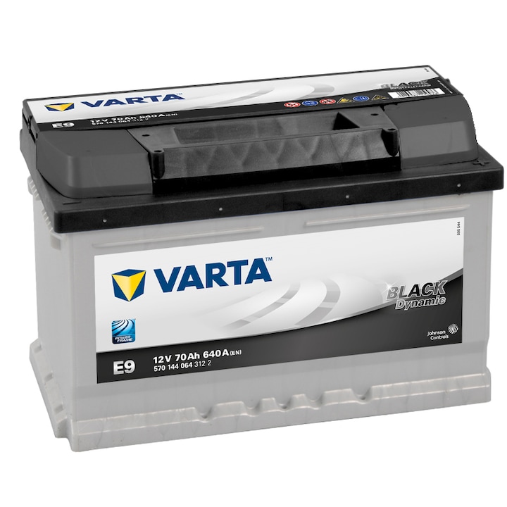 Autó akkumulátor Varta Black 70AH 570144064 E9