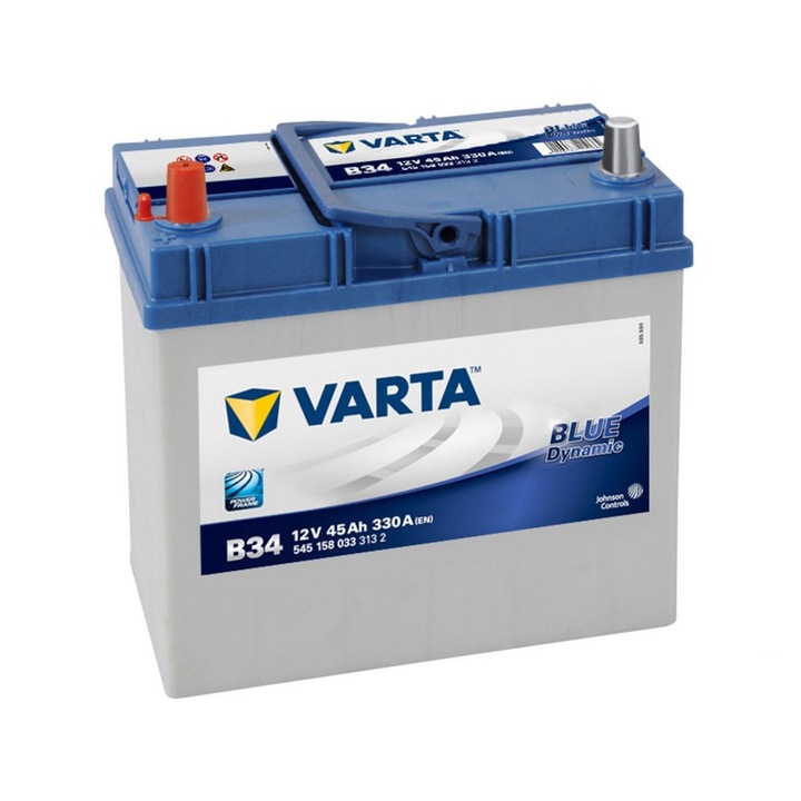 Baterie auto Varta Blue 45AH B34 cu borna inversa
