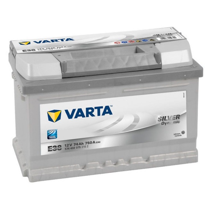 Акумулатор Varta Silver, 74AH, 574402075 E38