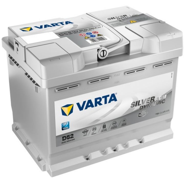 Baterie auto Varta AGM 60AH START-STOP 560901068 D52