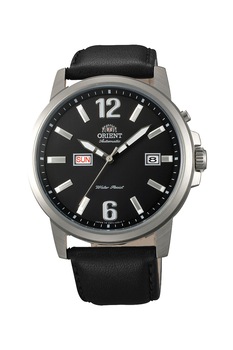 ORIENT, Ceas automatic cu o curea de piele, Negru ORIENT, Ceas automatic cu o curea de piele, Negru