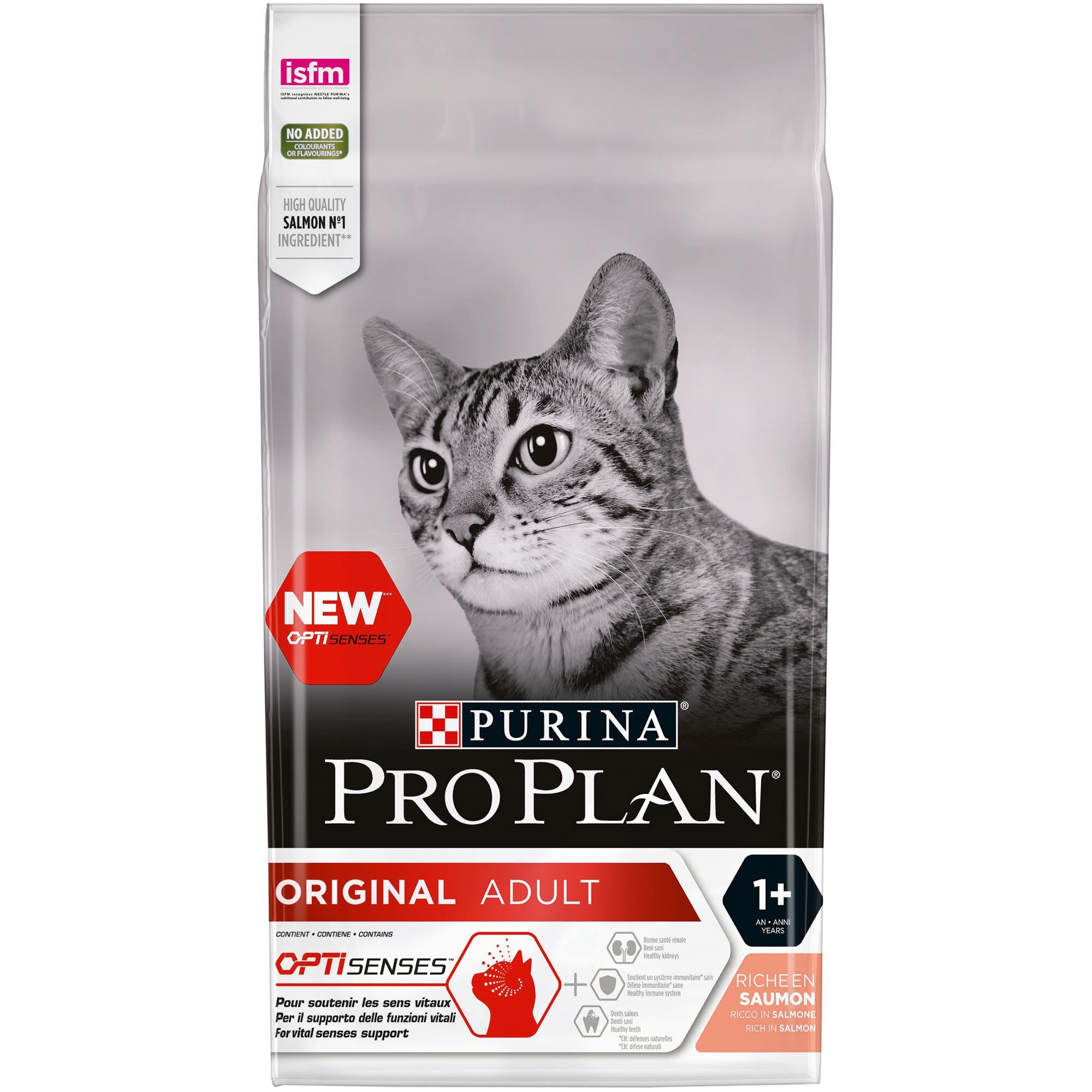 Hrana uscata pentru pisici Pro Plan Original Optisenses, Somon, 1.5Kg