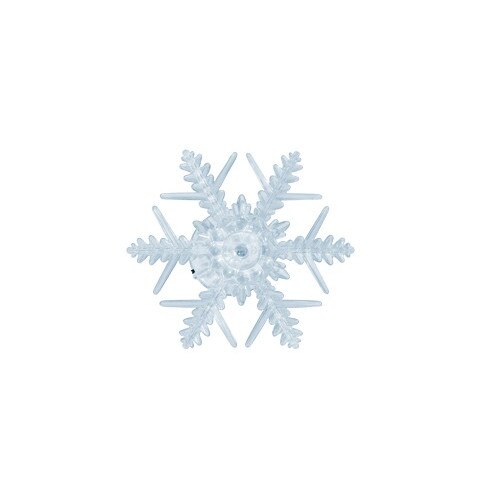 Ornament Craciun, Fulg de Nea cu led multicolor