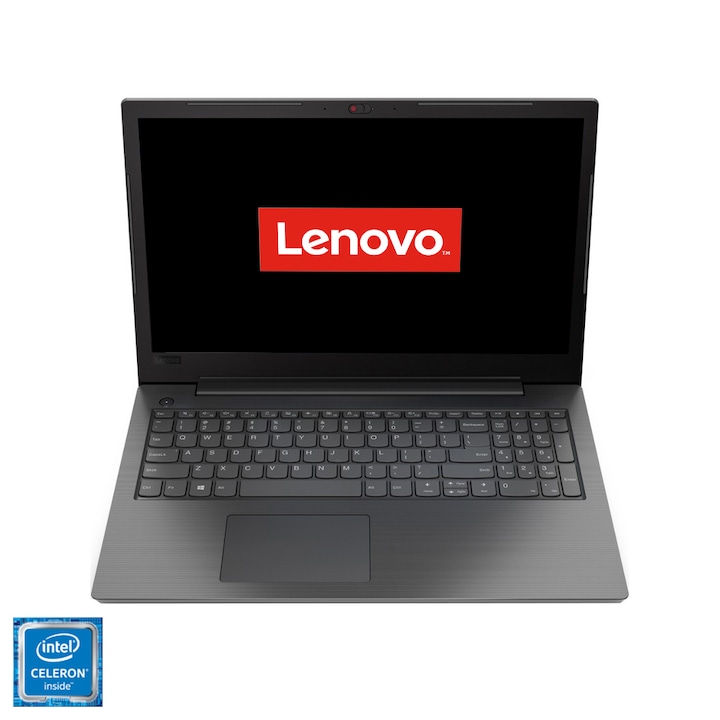 Laptop Lenovo V130-15IGM cu procesor Intel® Celeron® N4000 pana la 2.60 GHz, 15.6", 4GB, 1TB, Intel® UHD Graphics 600, Free DOS, Iron Grey