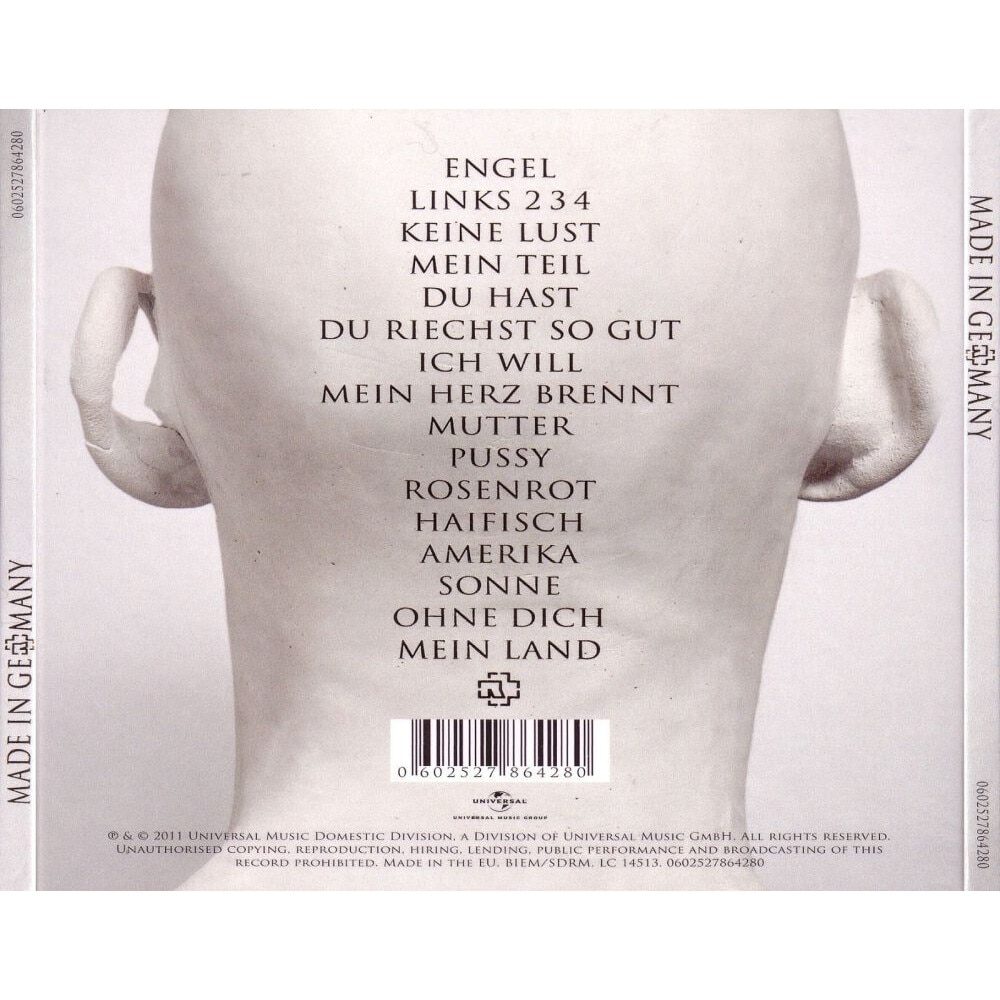 Rammstein - Made In Germany 1995-2011 [digipack] (cd) - eMAG.ro