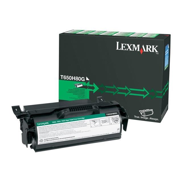 Cartus Lexmark T650H80G, Negru