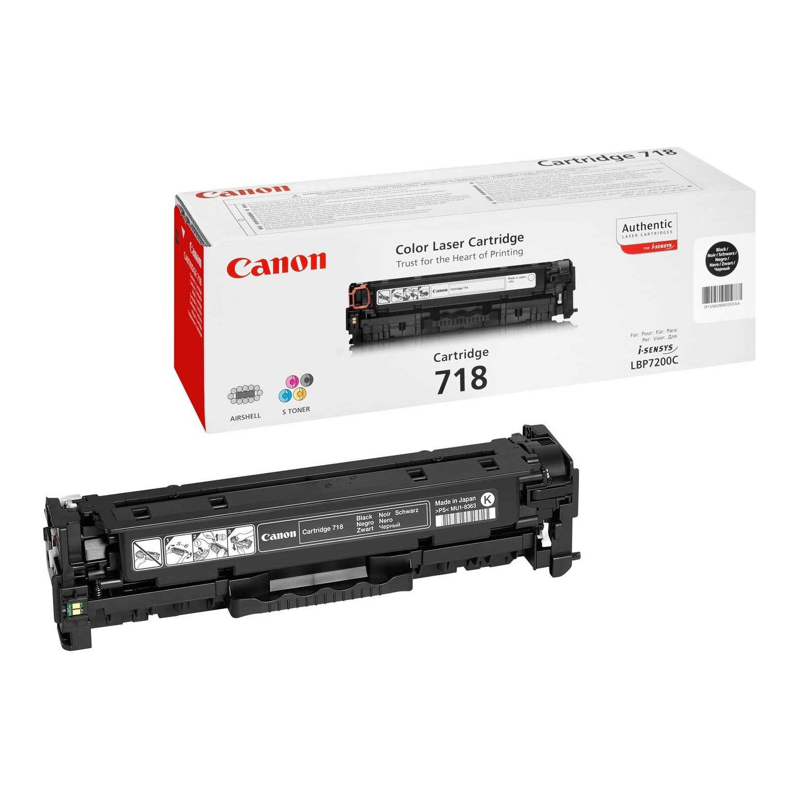 Cartus toner Canon CRG718BK Black