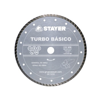 Disc Stayer diamantat Turbo Basico de 180 mm Disc Stayer diamantat Turbo Basico de 180 mm