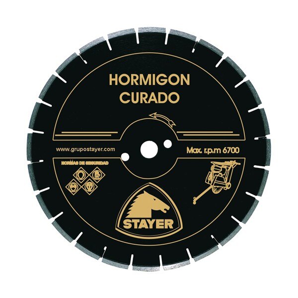 Disc Stayer diamantat Hormigon Curado de 350 mm