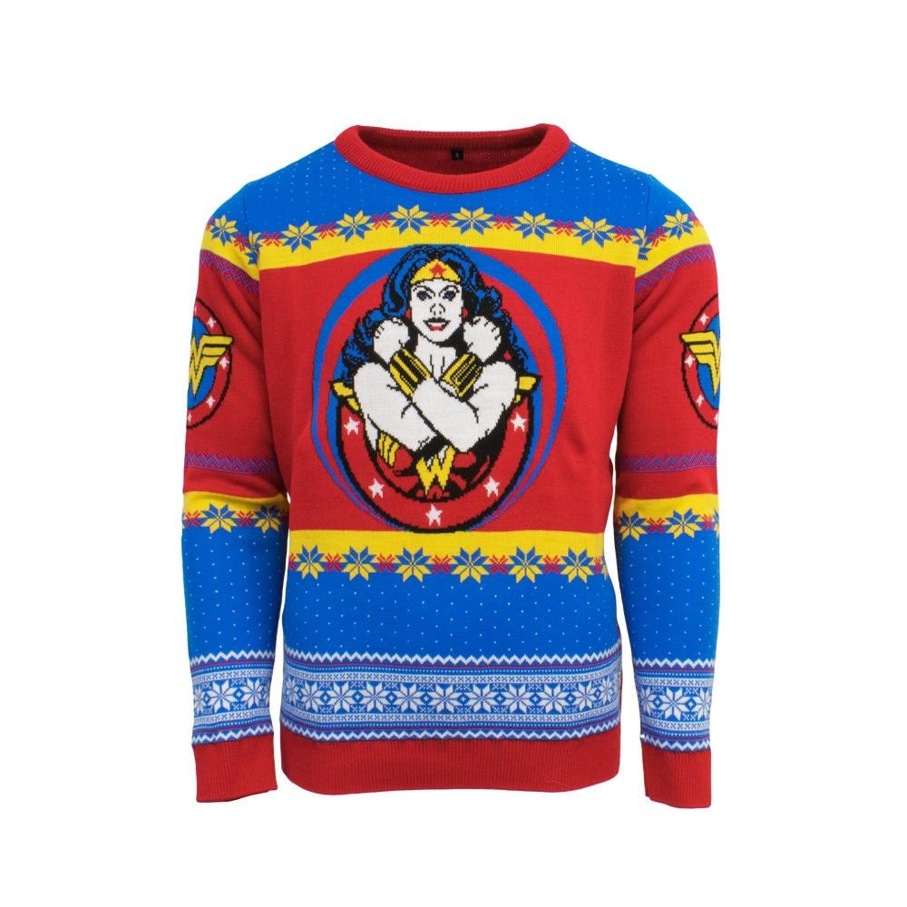 Pulover de Craciun Wonder Woman Marimea XL