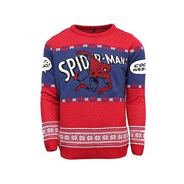 Pulover de Craciun Spider-Man Webhead Christmas Marimea M