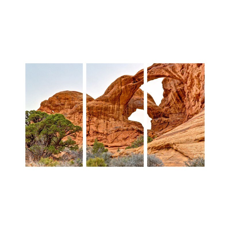 Set tablouri Multicanvas 3 piese 150x90 cm, peisaj 114