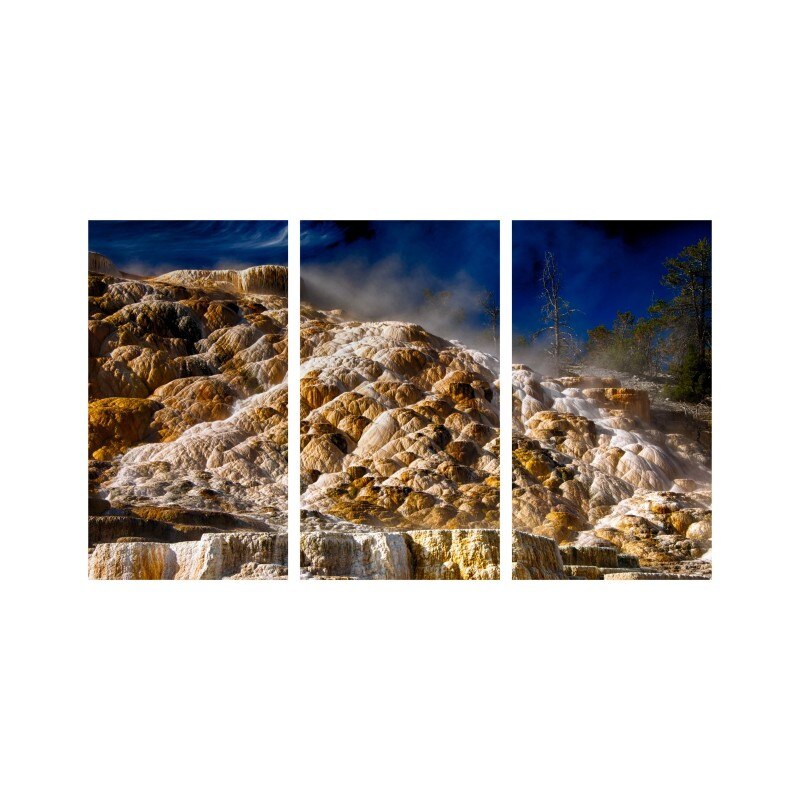 Set tablouri Multicanvas 3 piese 150x90 cm, peisaj 127